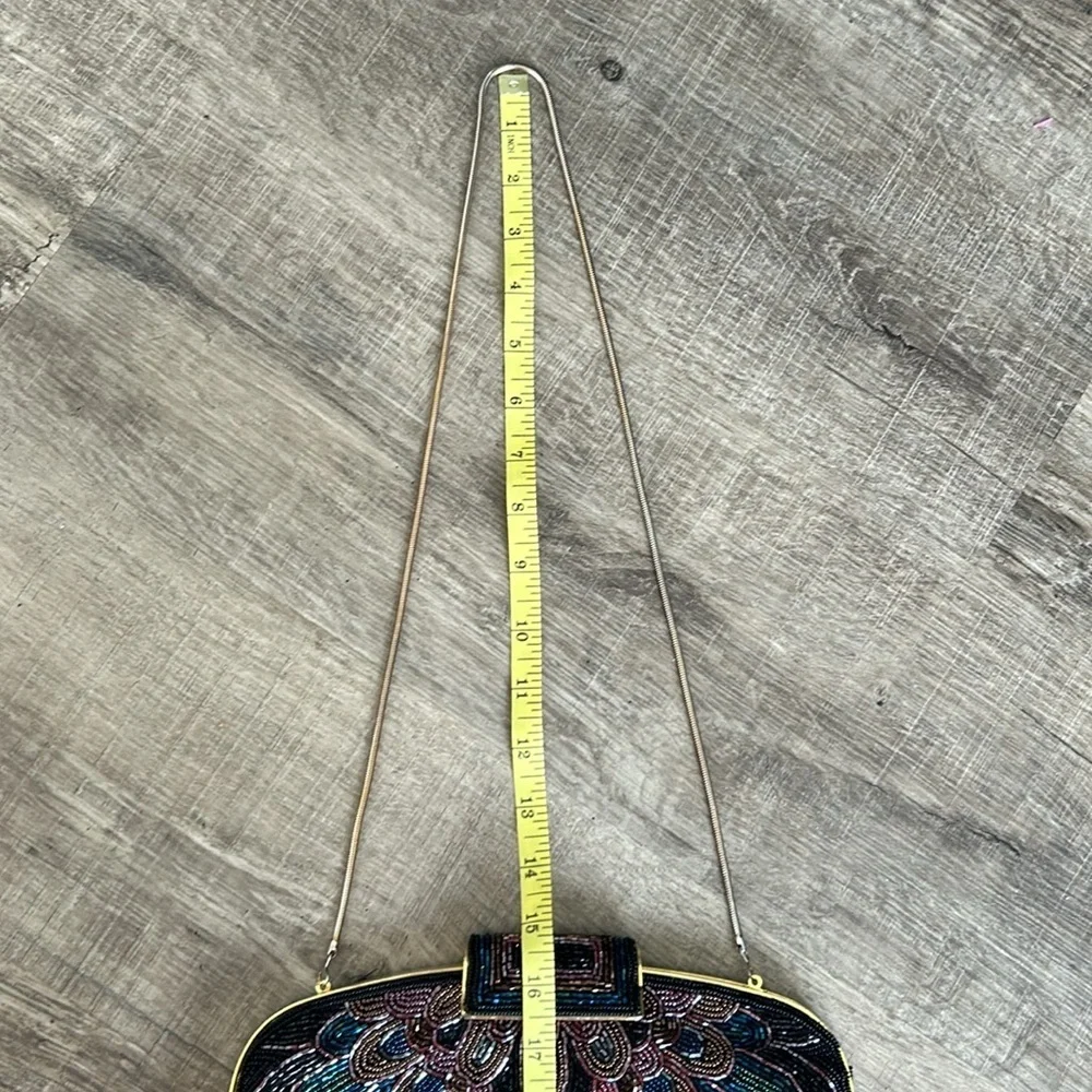 Vintage Mid Century beaded bag - Picture 5 of 10